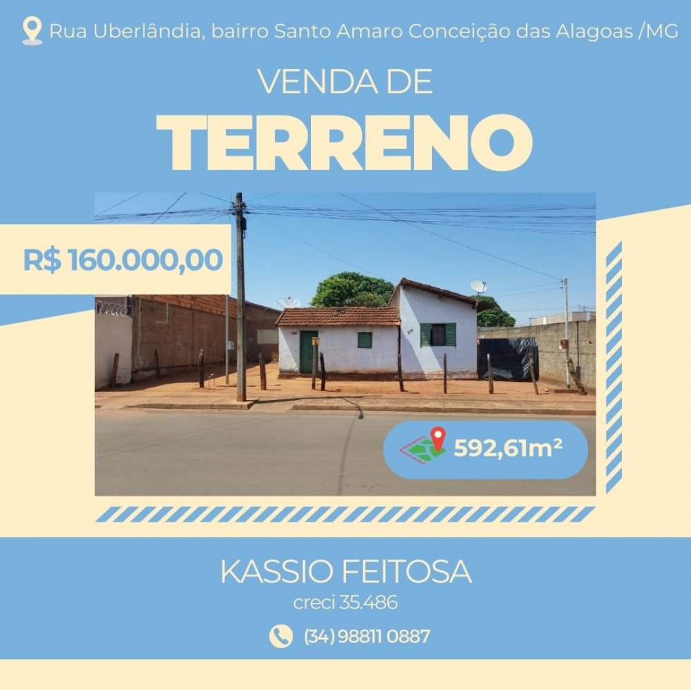 Terreno - Venda - Santo Amaro - Conceio das Alagoas - MG