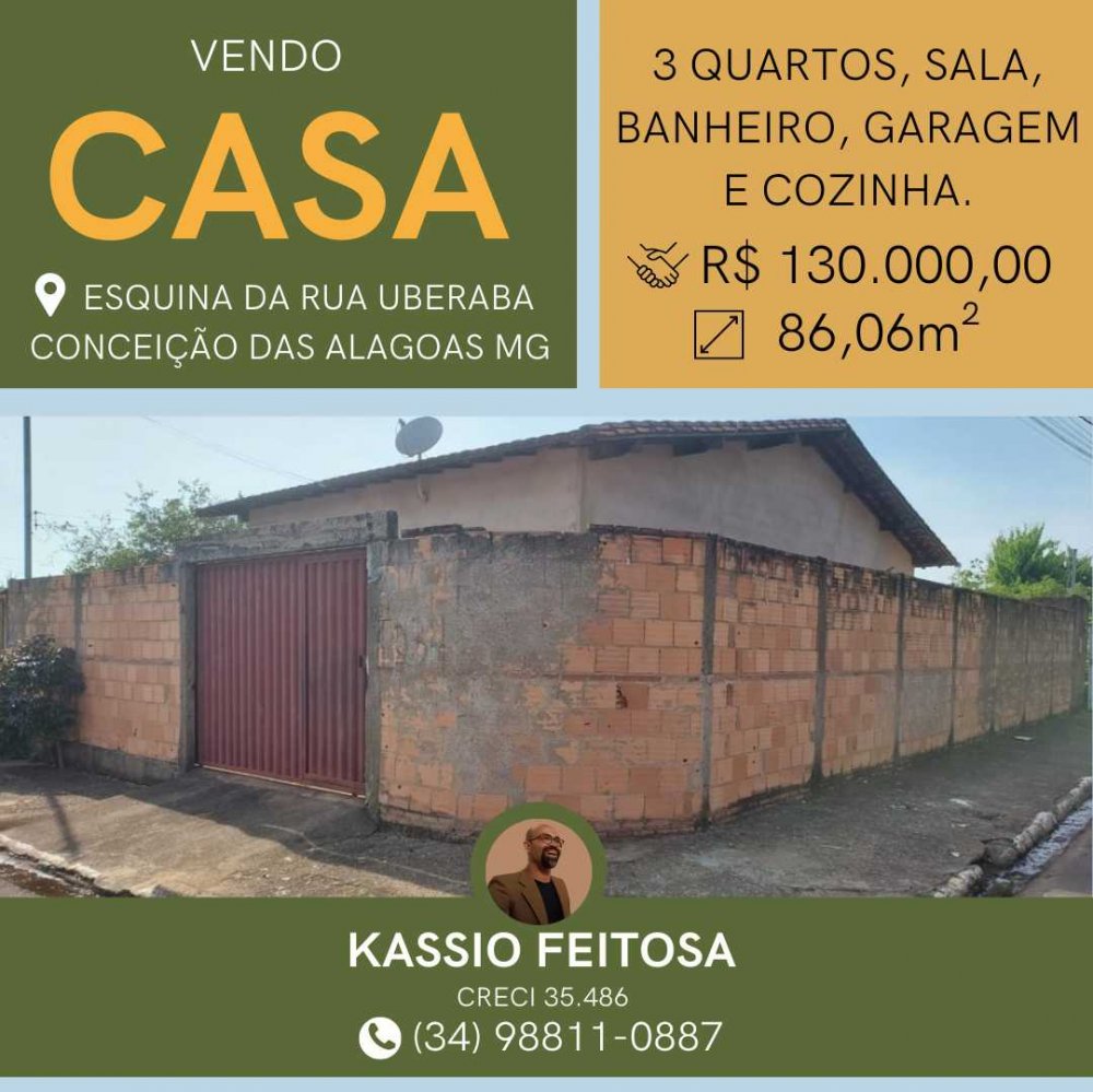 Casa - Venda - Santo Amaro - Conceio das Alagoas - MG