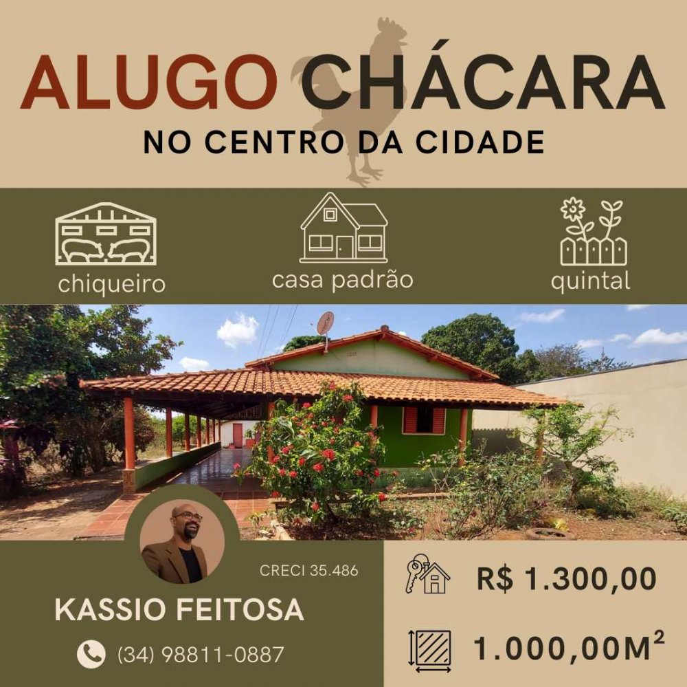 Chcara - Aluguel - Centro - Conceio das Alagoas - MG