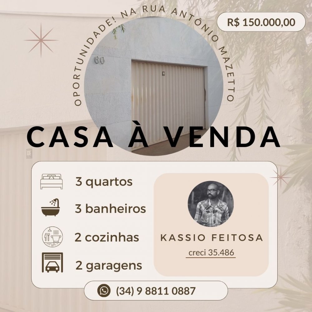 Casa - Venda - Francisco de Paula Pires - Conceio das Alagoas - MG