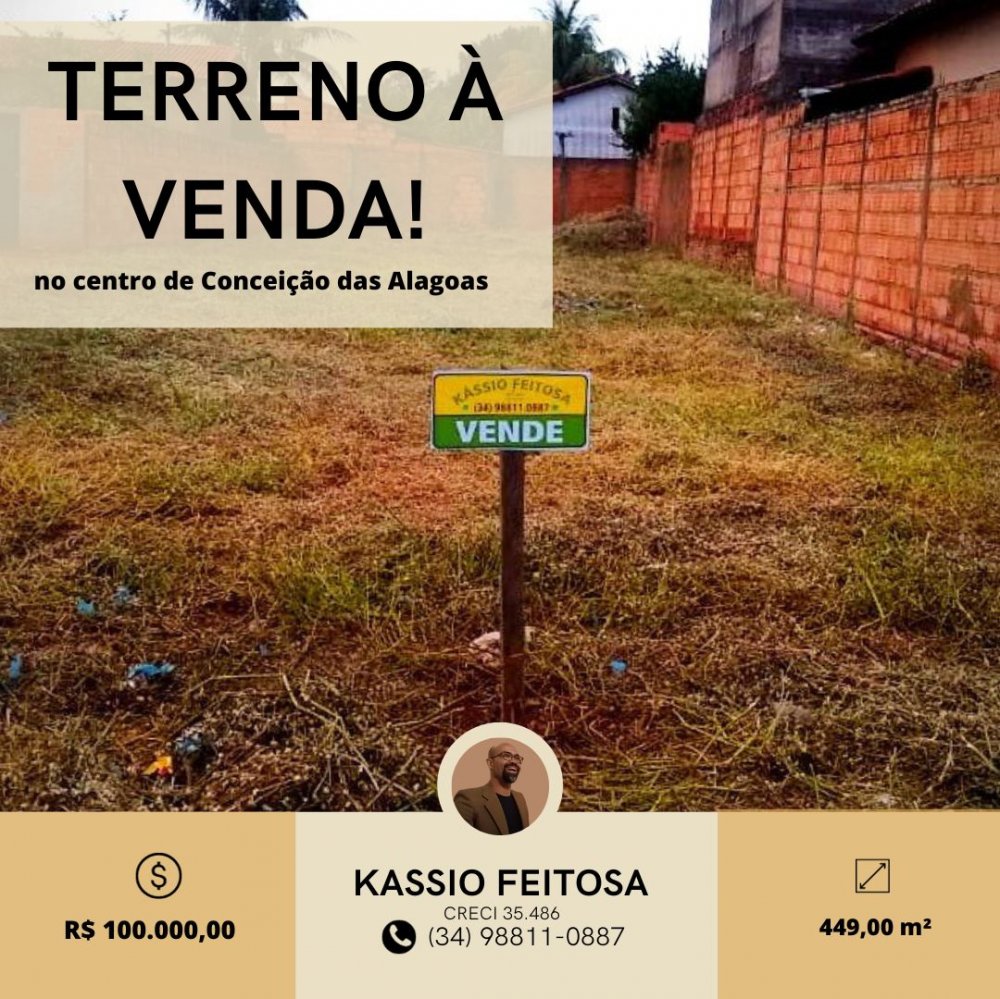 Terreno - Venda - Centro - Conceio das Alagoas - MG
