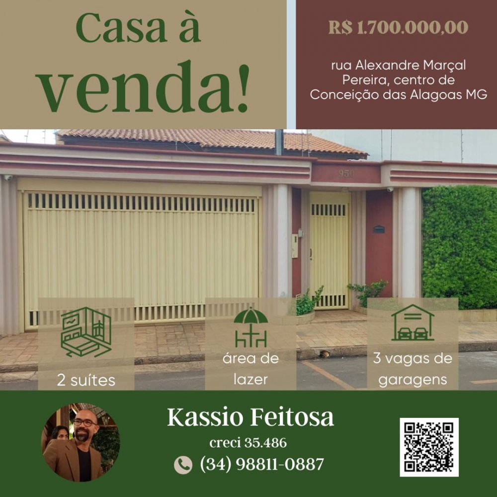 Casa - Venda - Centro - Conceio das Alagoas - MG
