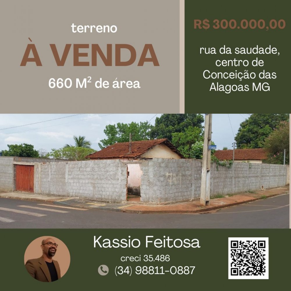 Terreno - Venda - Centro - Conceio das Alagoas - MG