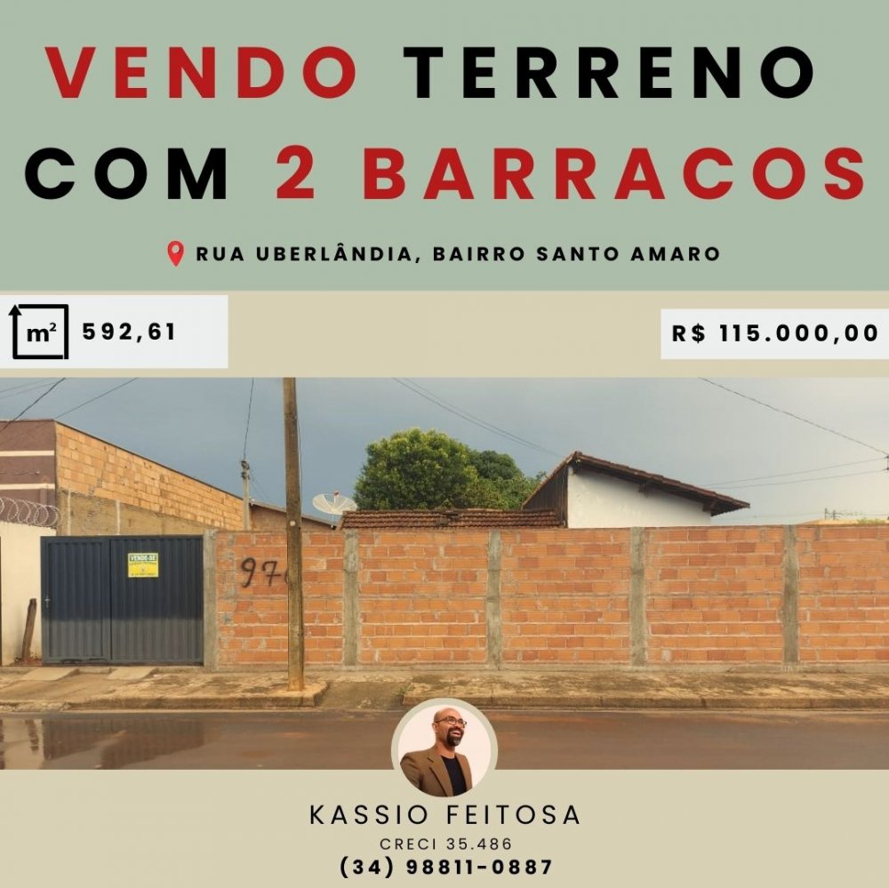 Terreno - Venda - Santo Amaro - Conceio das Alagoas - MG